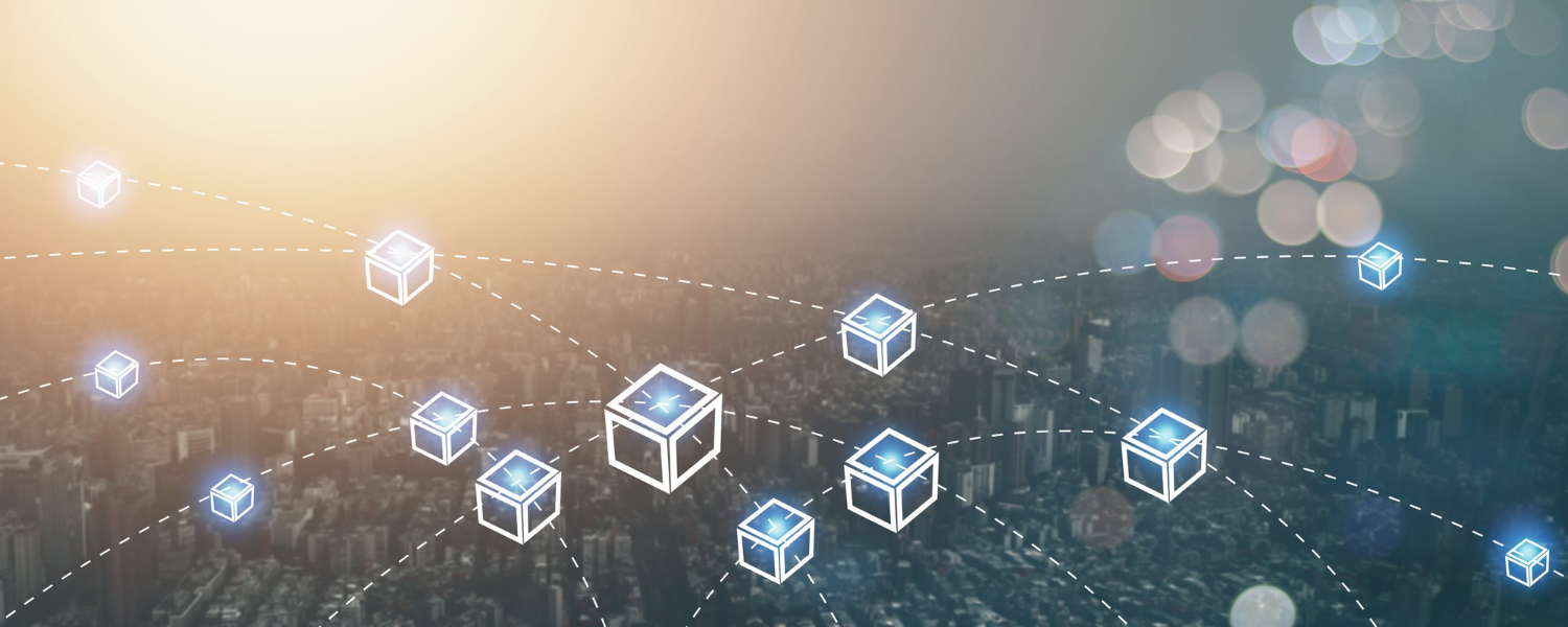 blockchainThe Power of Supply Chain Mapping Using Blockchain in Mining-connecting-line-technology-cyber-security-concept-fintech-network-social-digital-modern-n